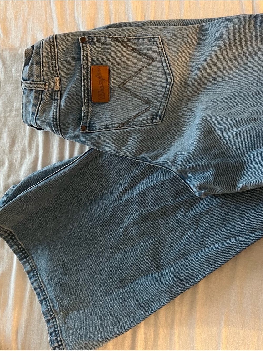 Wrangler Women's patchwork wide leg jeans
